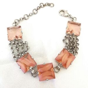 New CAMEE peach Swarovski Crystal bracelet